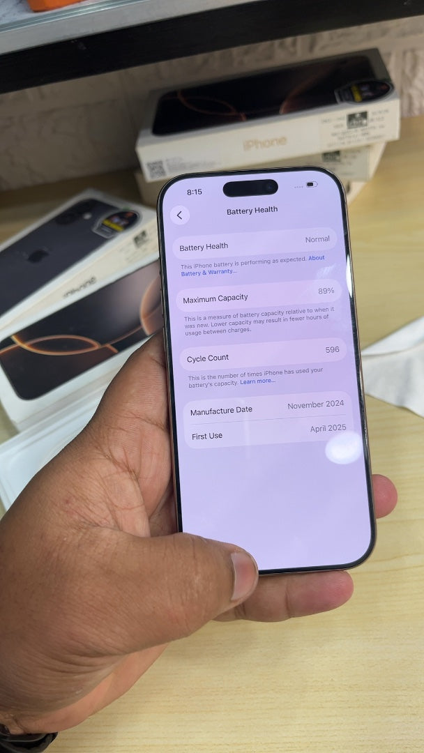 iPhone 16 Pro (Desert Titanium, Pre-loved)