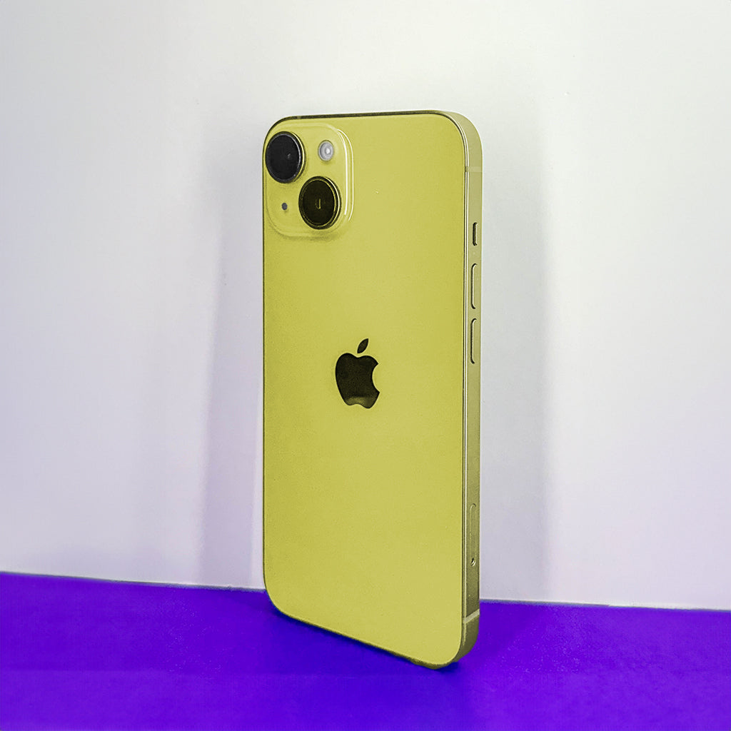 iPhone 14 (Yellow, 128 GB, Pre-loved).