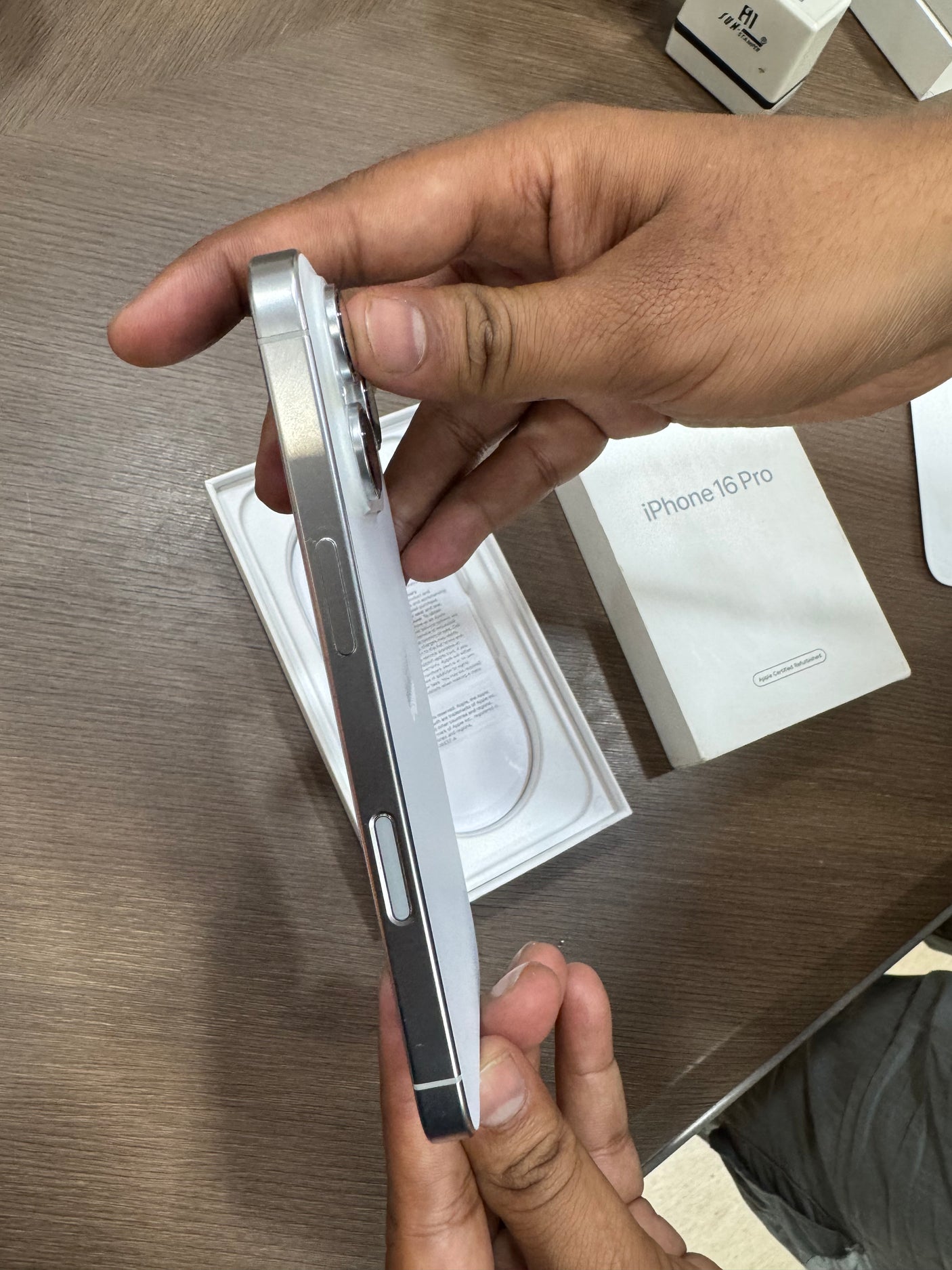 iPhone 16 Pro (White Titanium, Apple Certified Refurb)