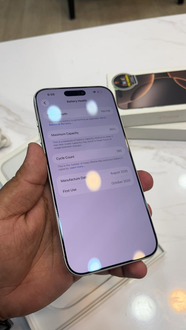 iPhone 17 Pro Max (Silver, Pre-loved)