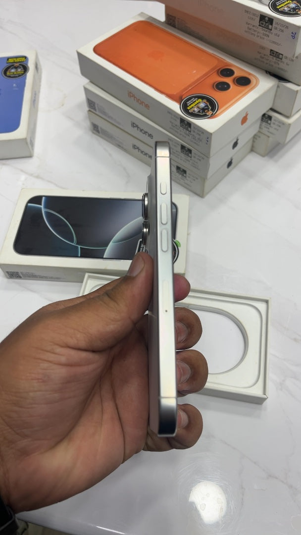 iPhone 16 Pro (White Titanium, Pre-loved)