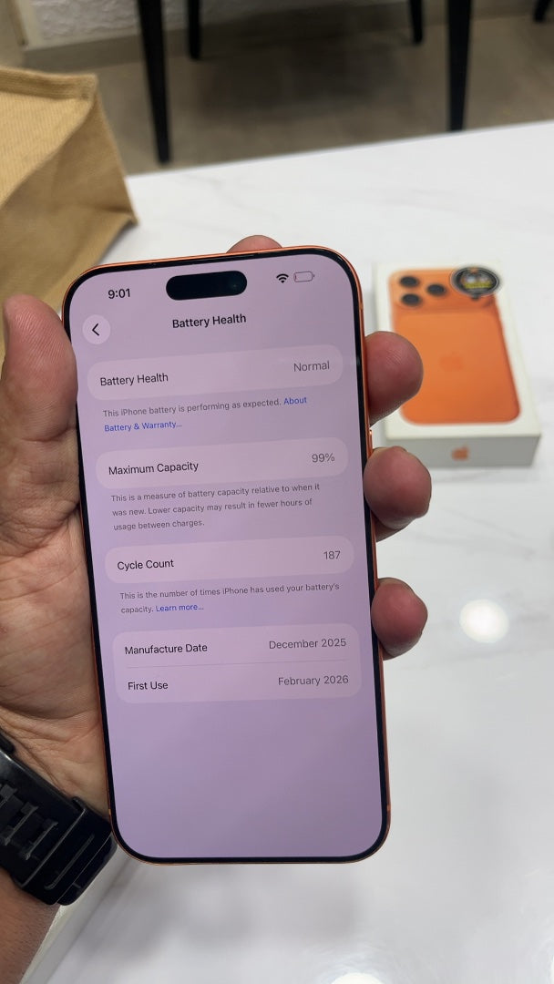 iPhone 17 Pro Max (Cosmic Orange, Pre-loved)