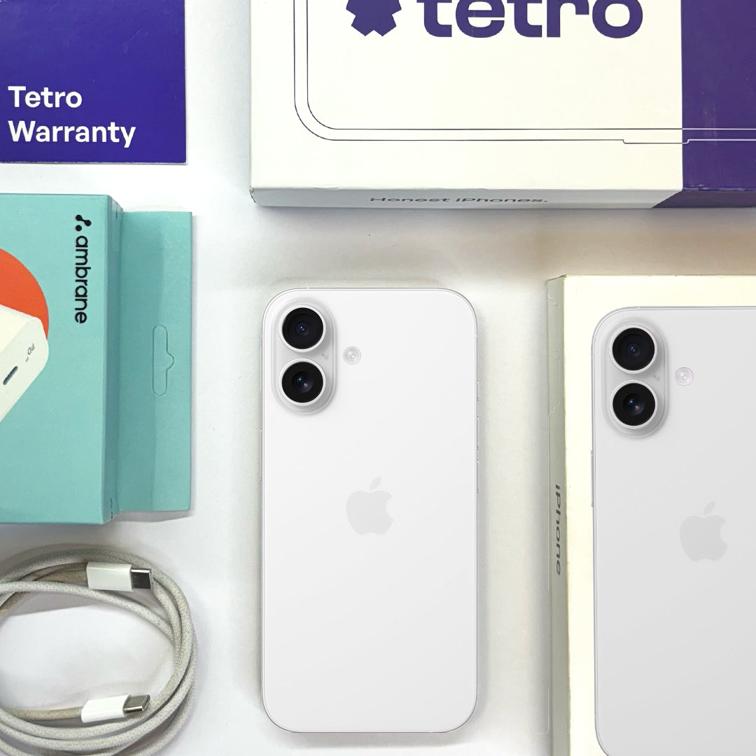 iPhone 16 (White, Pre-loved)