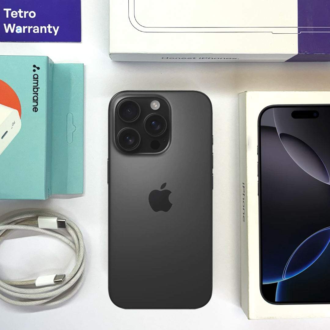 iPhone 16 Pro Max (Black Titanium, Pre-loved)