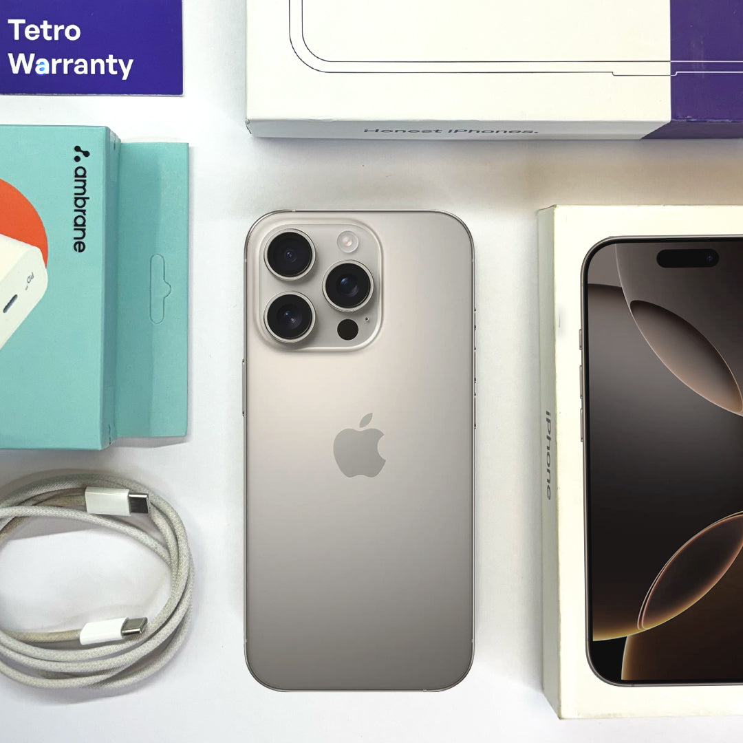 iPhone 16 Pro Max (Natural Titanium, Pre-loved)