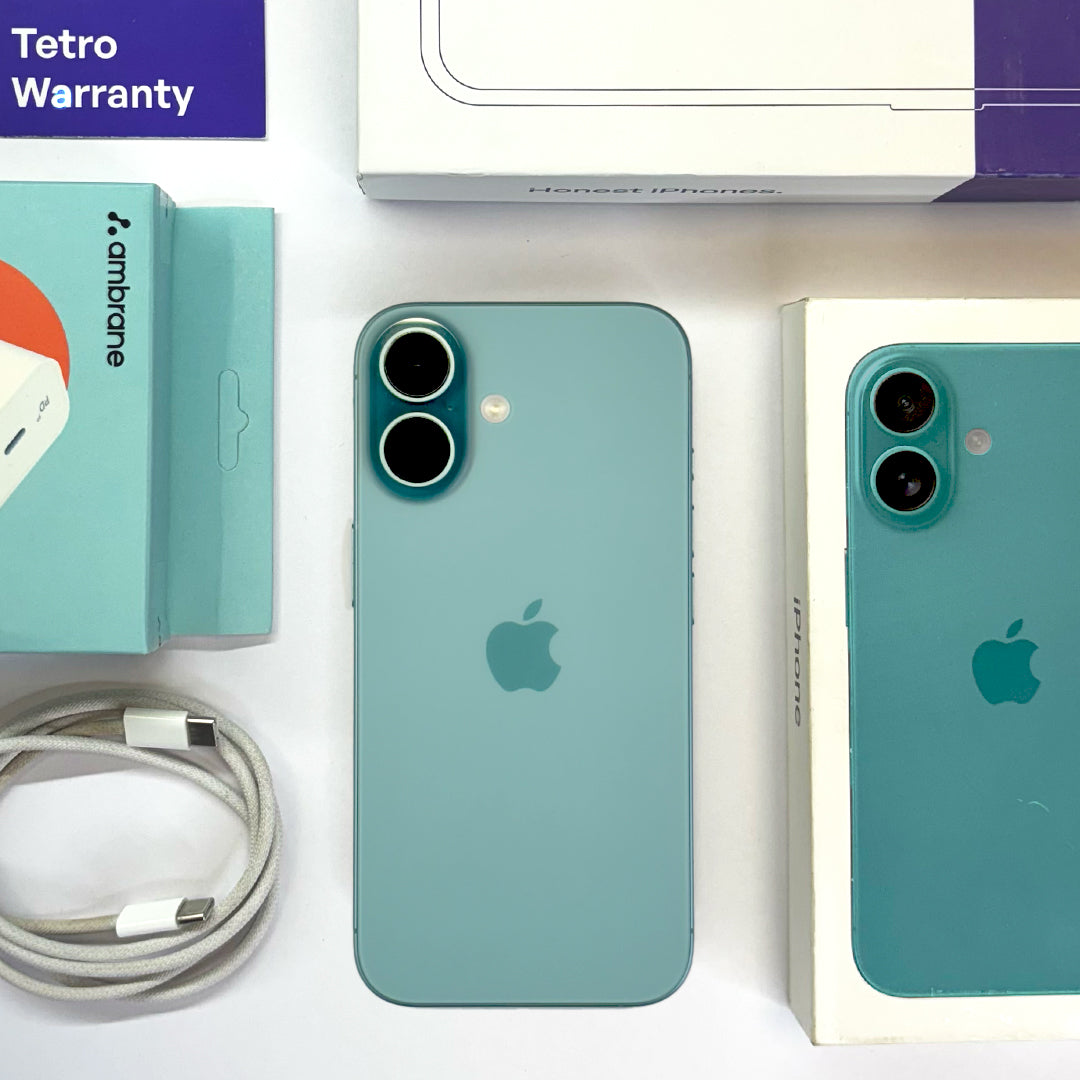 iPhone 16 Plus (Teal, Pre-loved)