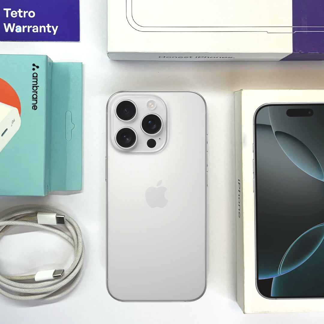 iPhone 16 Pro (White Titanium, Pre-loved)