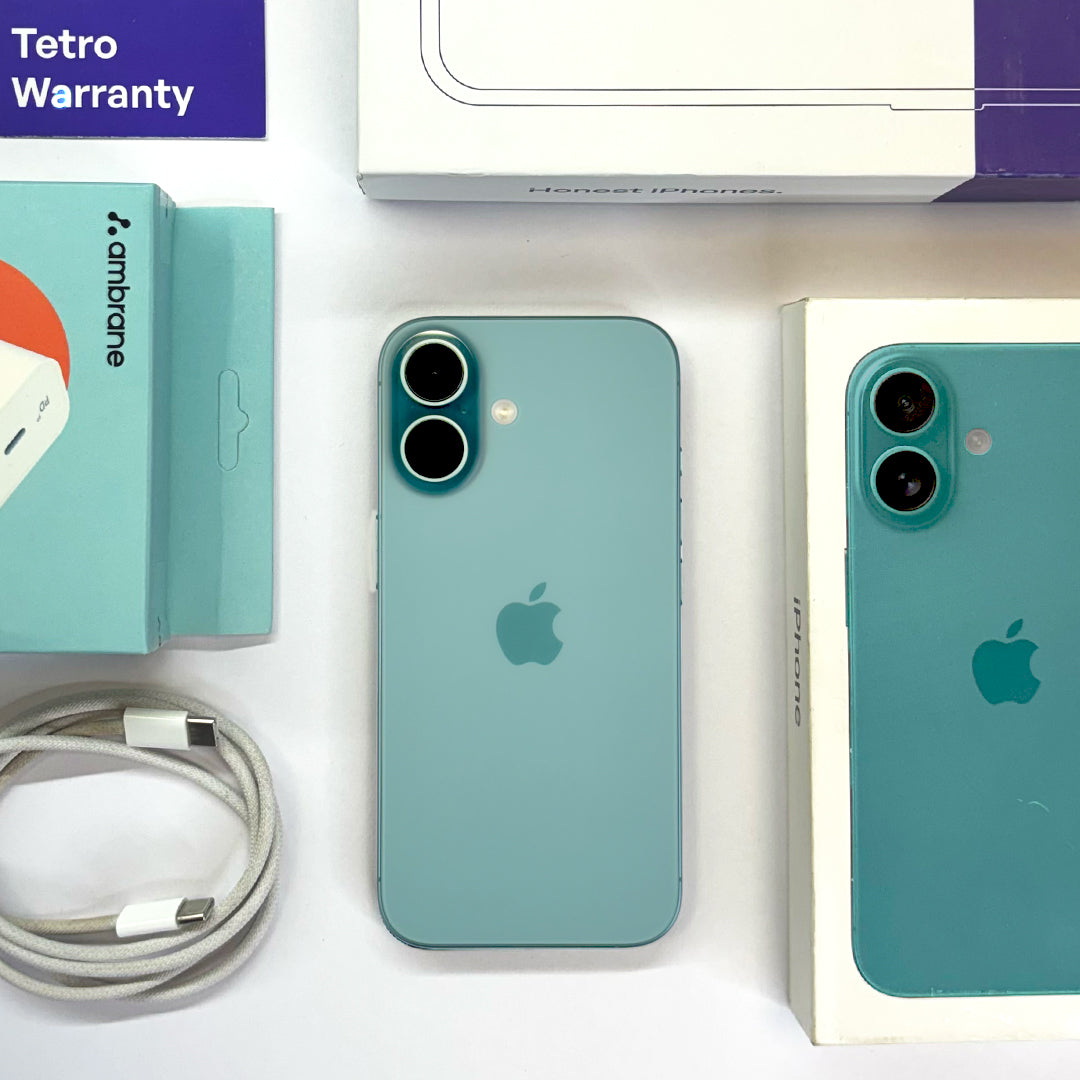 iPhone 16 (Teal, Pre-loved)
