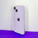 iPhone 14 (Purple, 128 GB, Pre-loved).