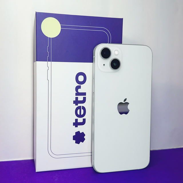 iPhone 14 Plus (Starlight, 128 GB, Pre-loved).