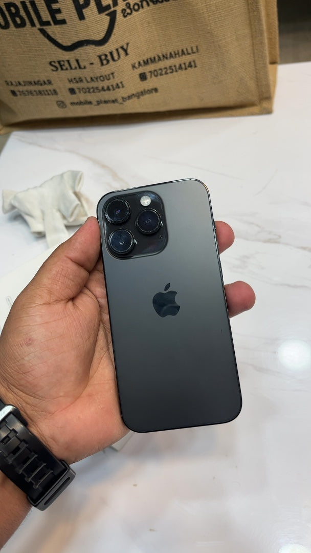 iPhone 14 Pro (Space Black, Pre-loved)
