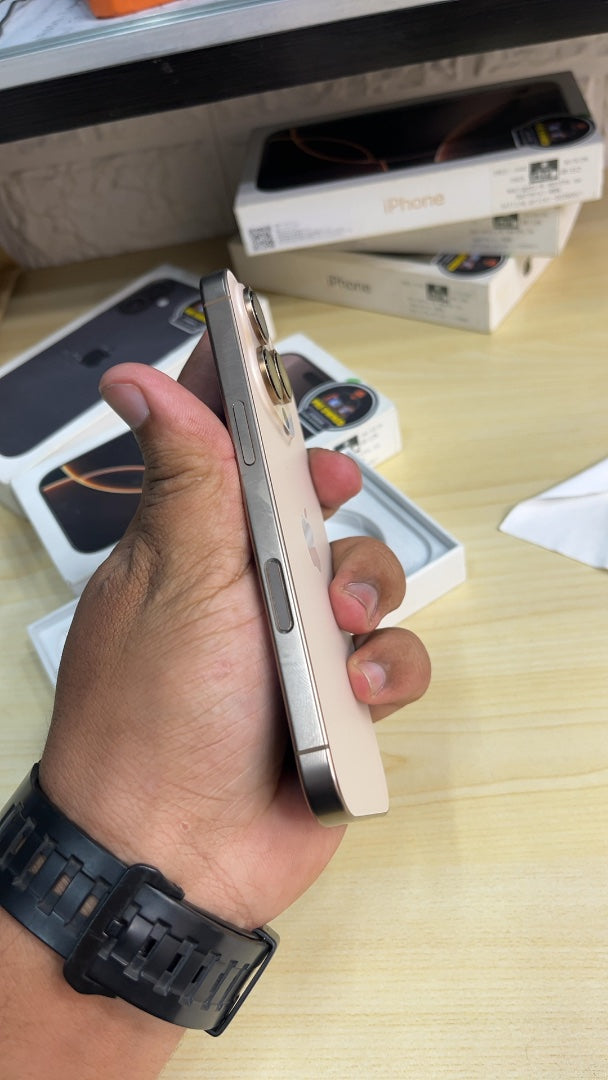 iPhone 16 Pro (Desert Titanium, Pre-loved)