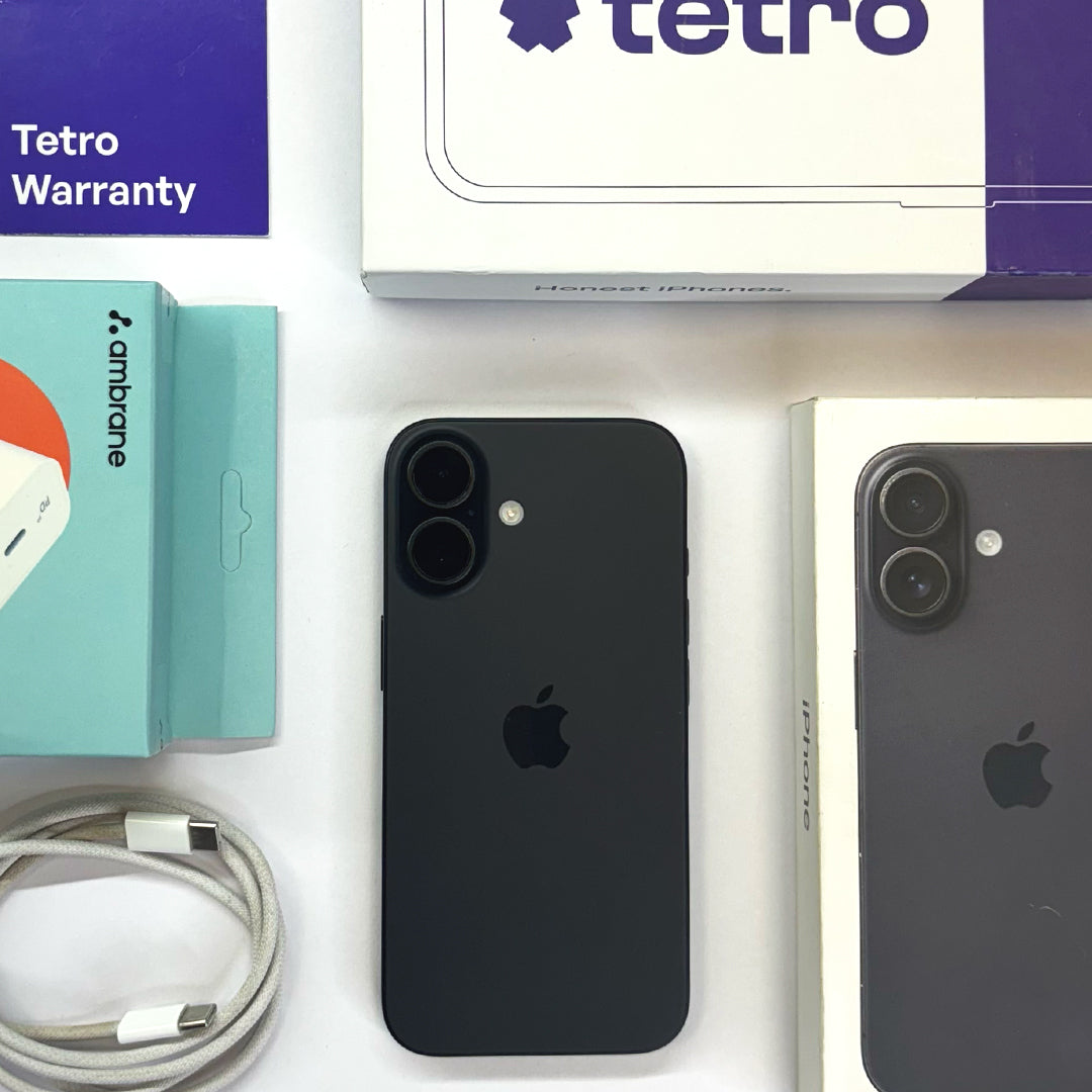 iPhone 16 (128GB, Pre-loved) with 1 Year Tetro Warranty