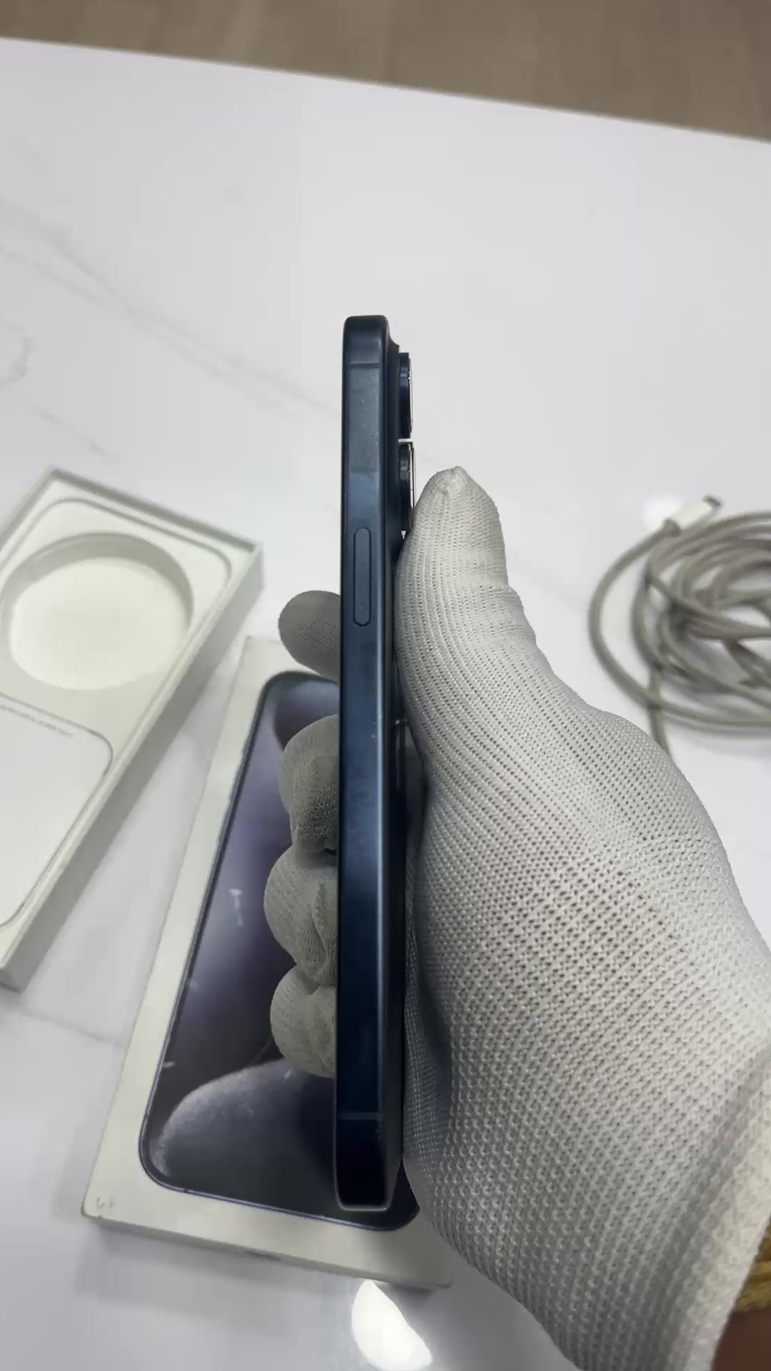 iPhone 15 Pro Max (Blue Titanium, Pre-loved)