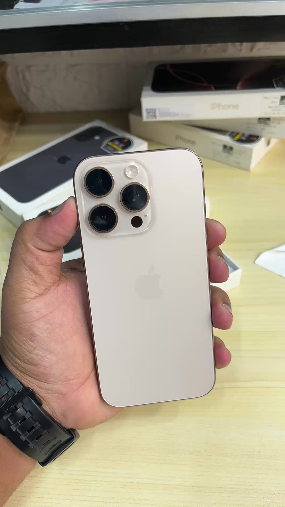 iPhone 16 Pro (Desert Titanium, Pre-loved)