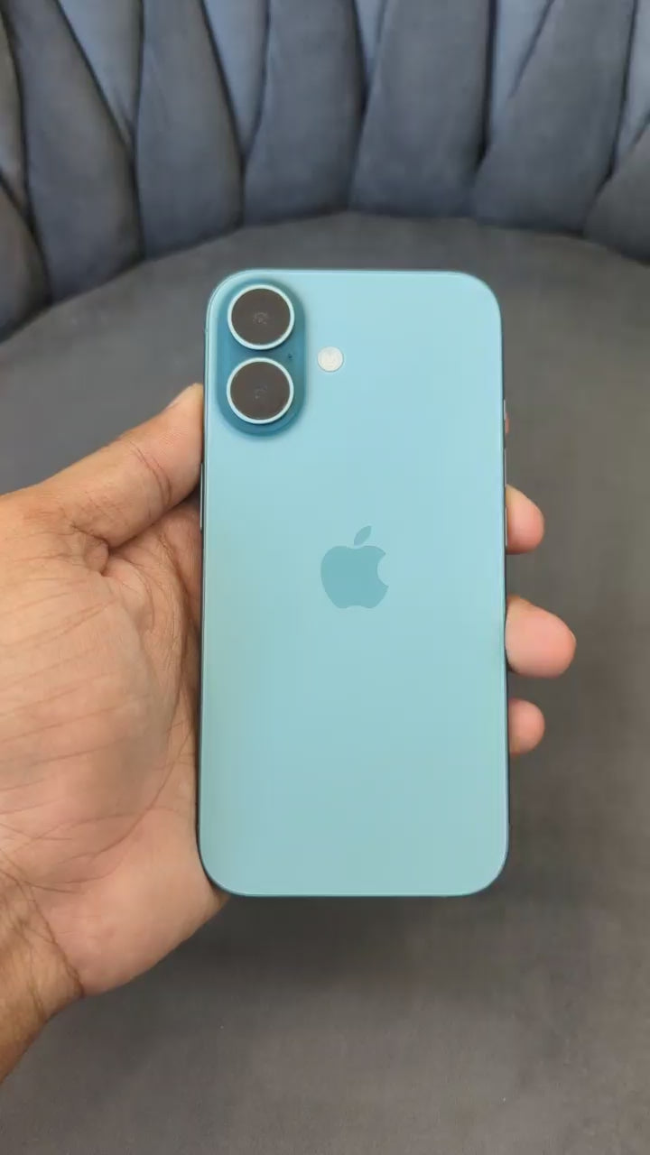 iPhone 16 (Teal, Pre-loved)